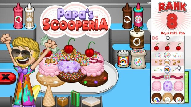 Jogue Papa's Scooperia no Jogos 360