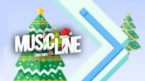 music line christmas