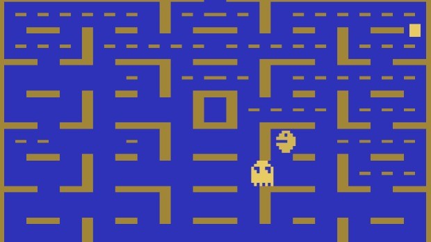 Jogo Pacman no Atari