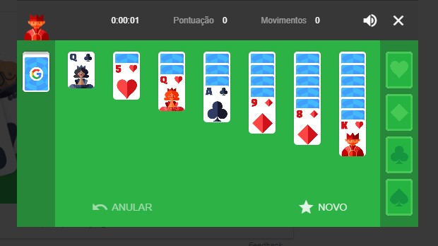 Jogo Solitaire