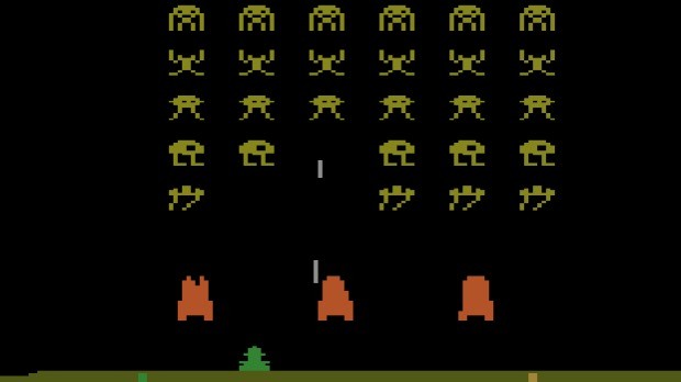 Jogo Space Invaders do Atari